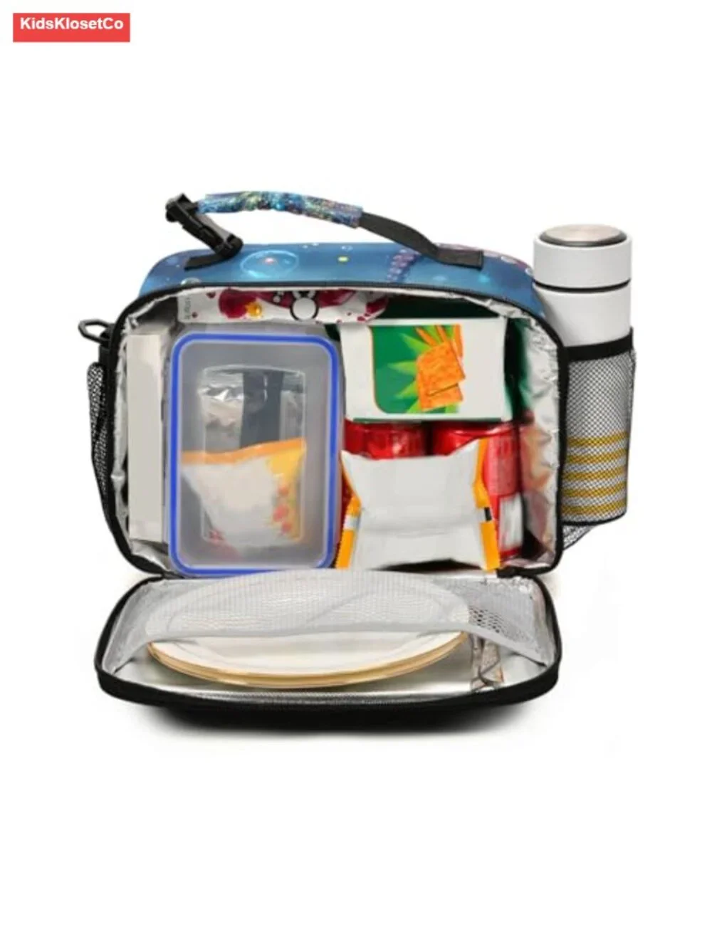 Insulated Kids Lunch Box with Shoulder Strap - 6.5L